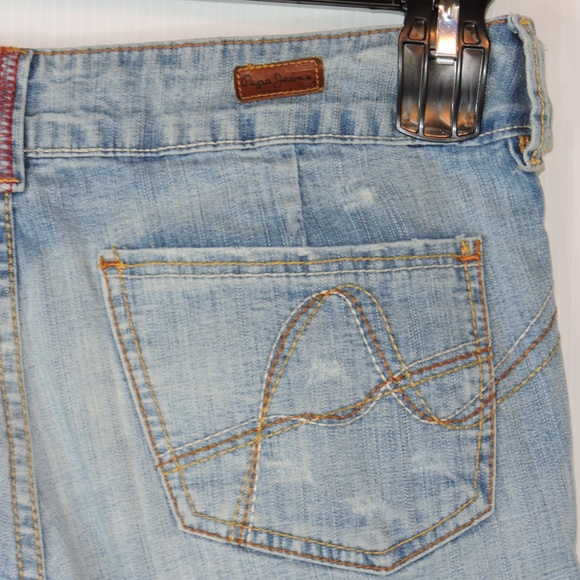 PEPE JEANS LONDON 73 Light Wash Distressed - Picture 8 of 8